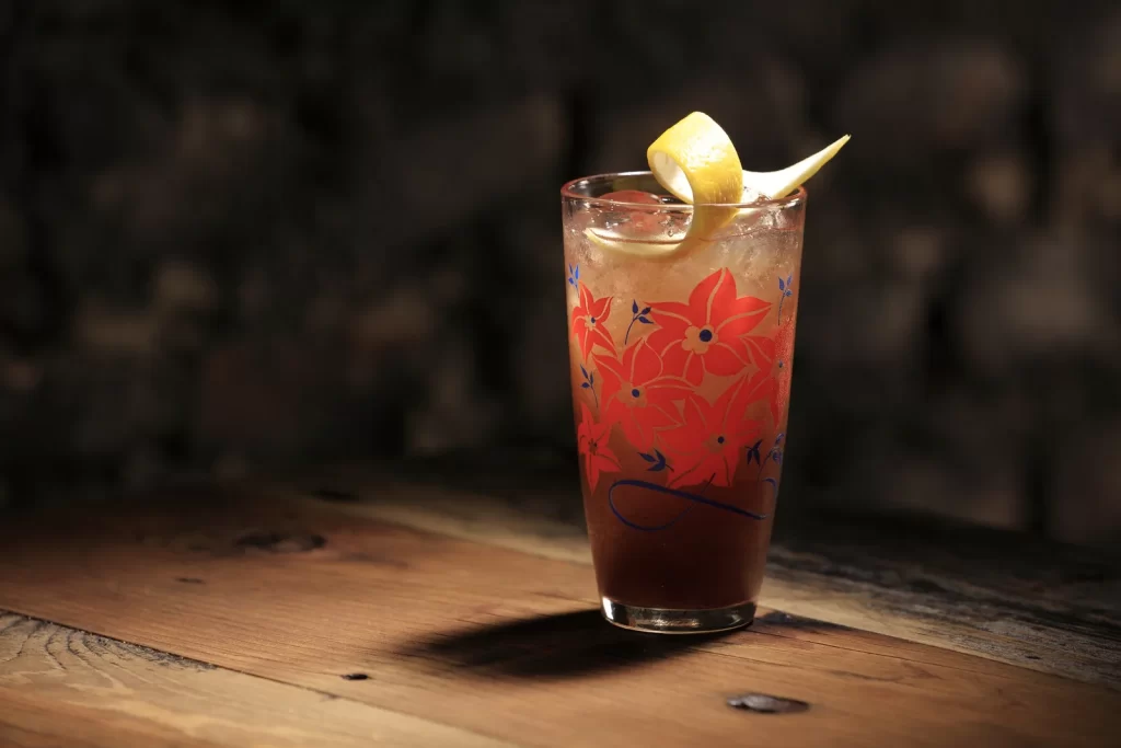 Tamarind Collins Cocktail Pajarote Punchs & Liqueurs